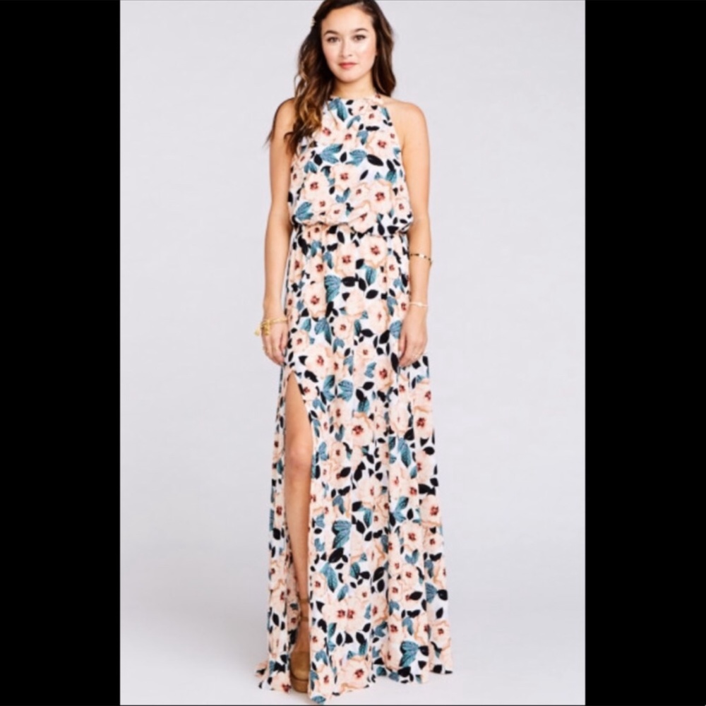 Show Me Your Mumu Heather Halter Dress